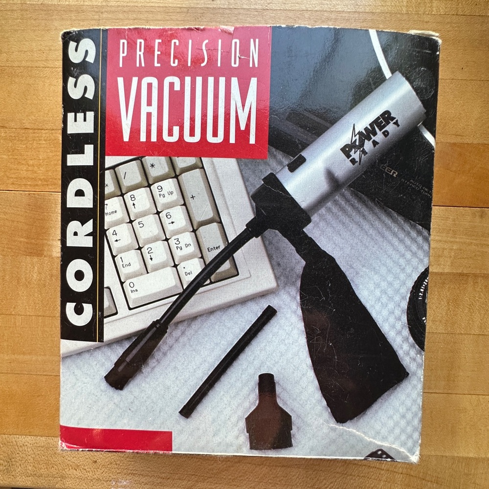 NWOT Power Ready Cordless Precision Vacuum for Computer, Laptops and Electronics